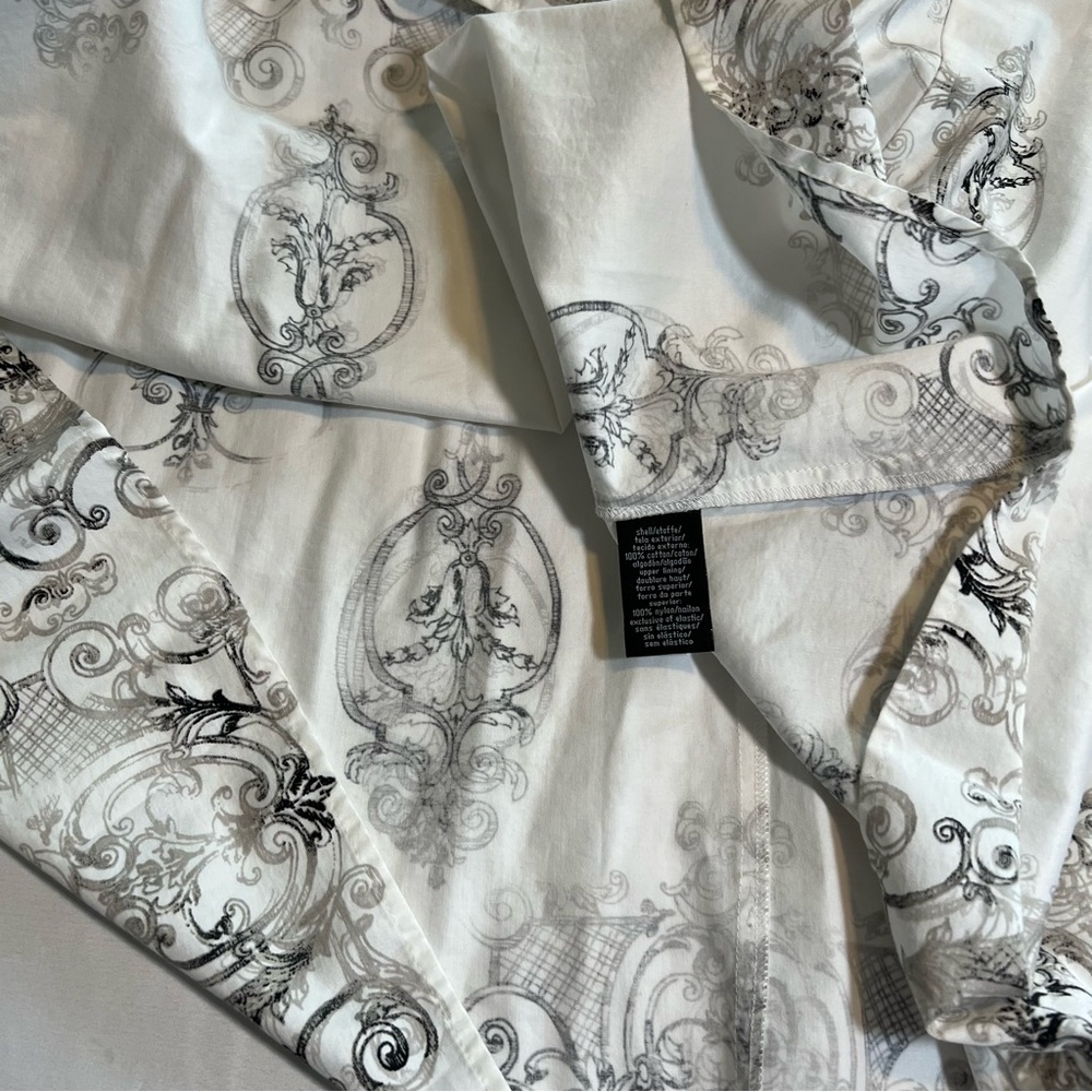 Calvin Klein Jeans Fit & Flare Cotton Ornate Graphic Dress Size Medium EUC - Picture 8 of 13